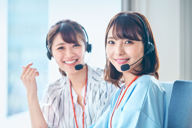 オペレーターの女性